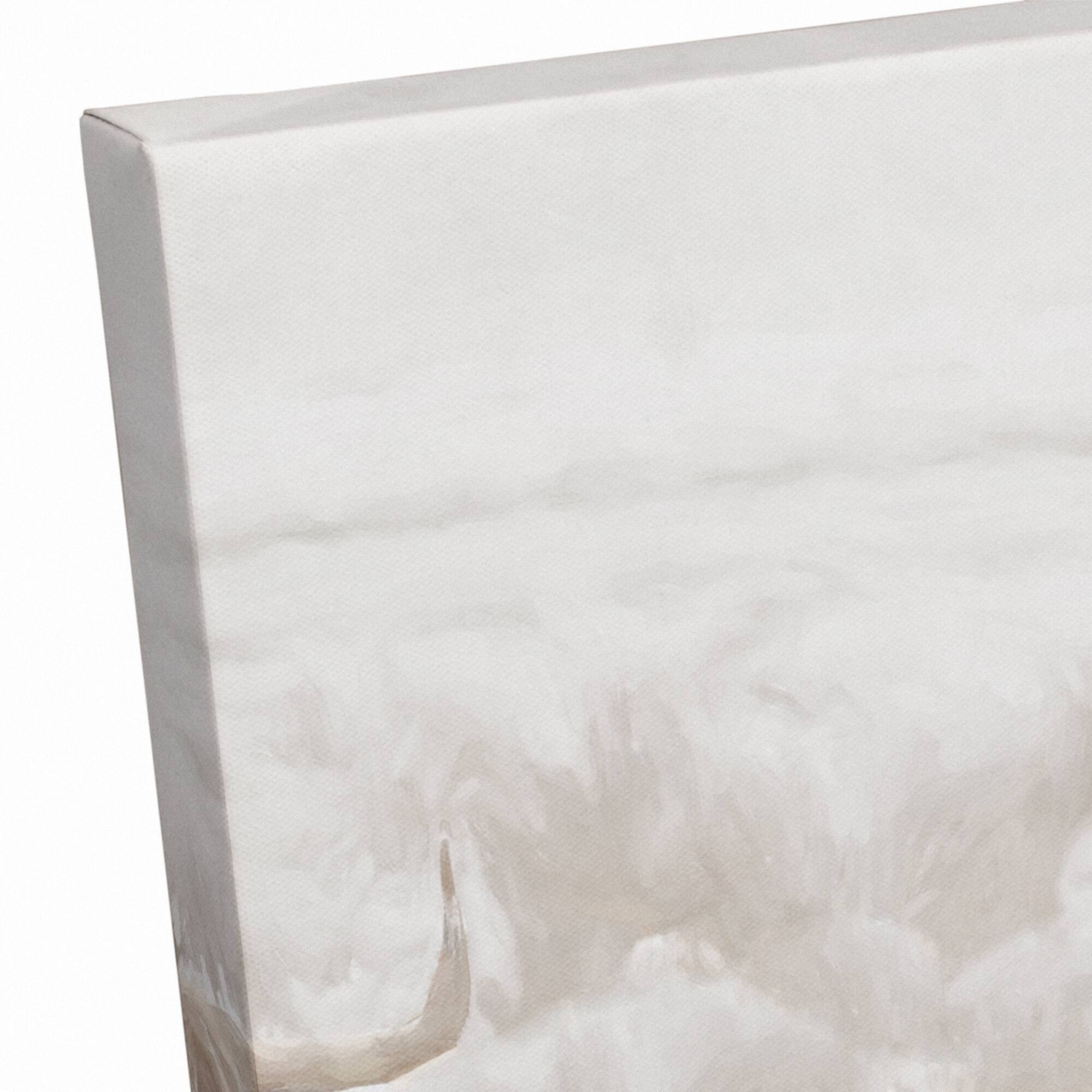 Light and Creamy Highland Canvas Wall Art